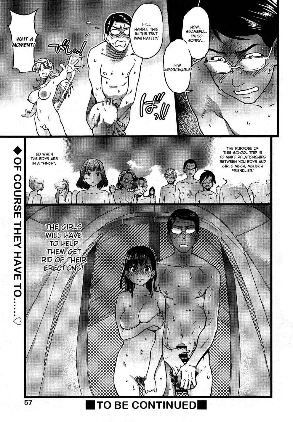 Hentai Manga Comic-Nudist Beach ni Shuugakuryokou de!!-Chapter 1-22